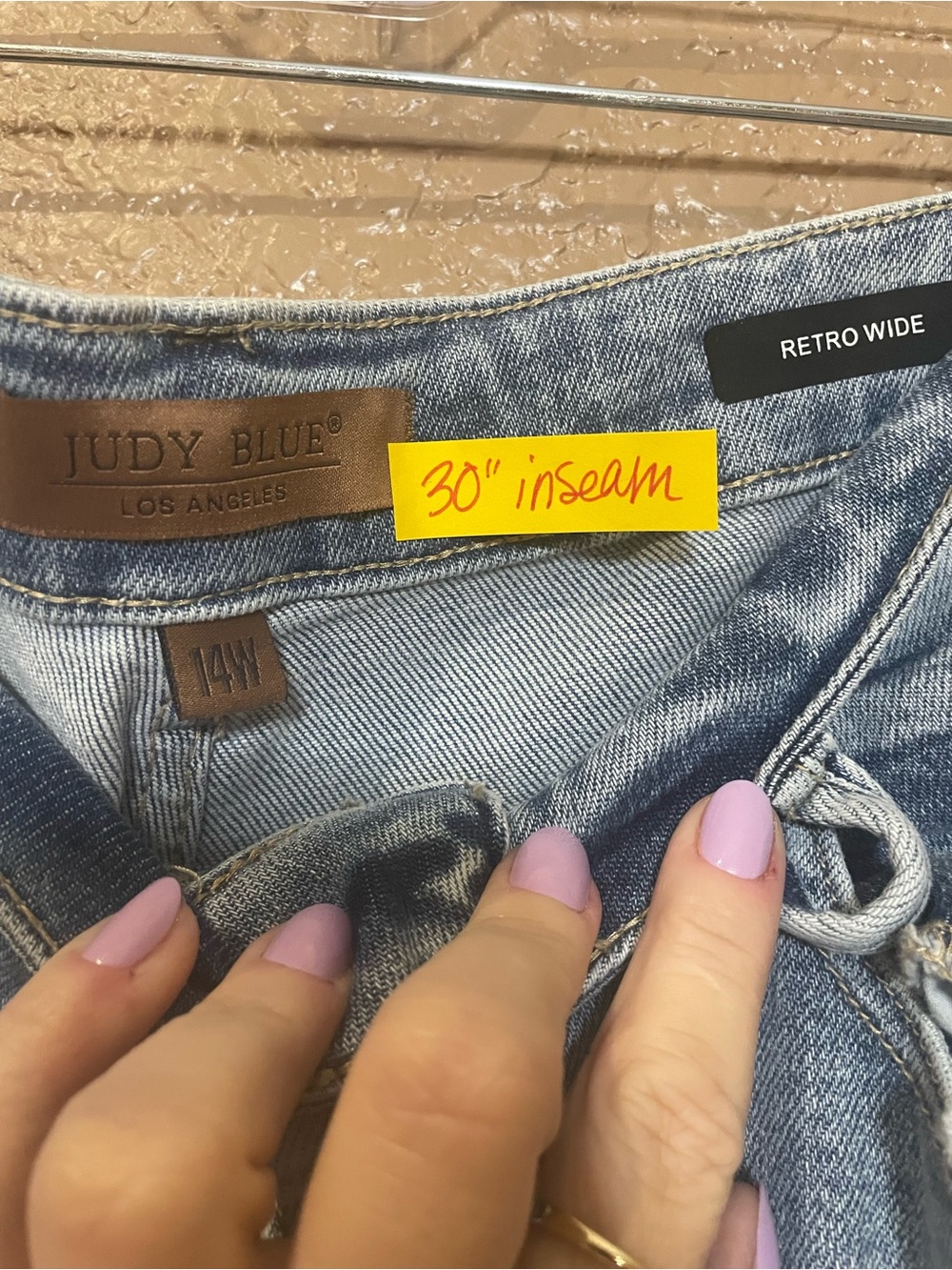 Judy Blue Light Wash Wide-Leg Flare Jeans - Picture 2 of 3